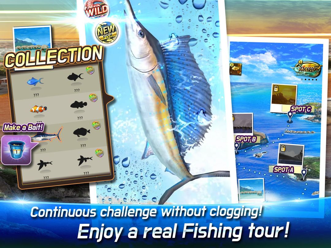 Fishing Tour : Hook the fish! screenshot game