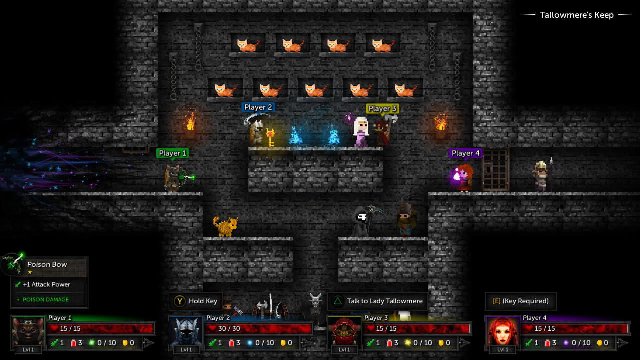 Tallowmere 2: Curse of the Kittens screenshot game