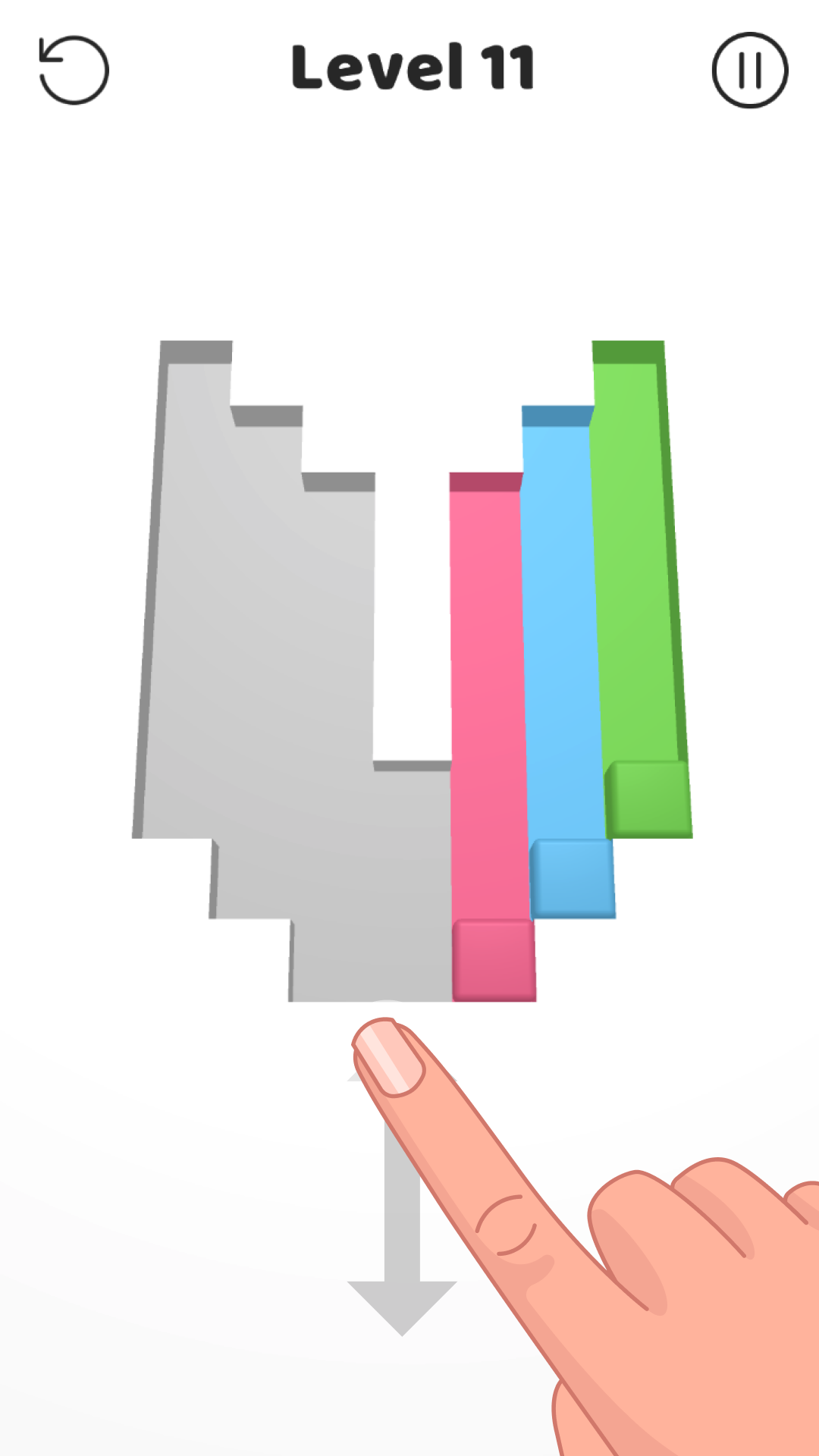 Screenshot of Color Swipe