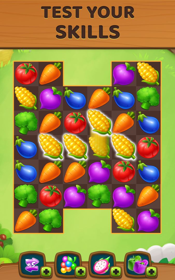 Pocket Farm - Match 3 Puzzle遊戲截圖