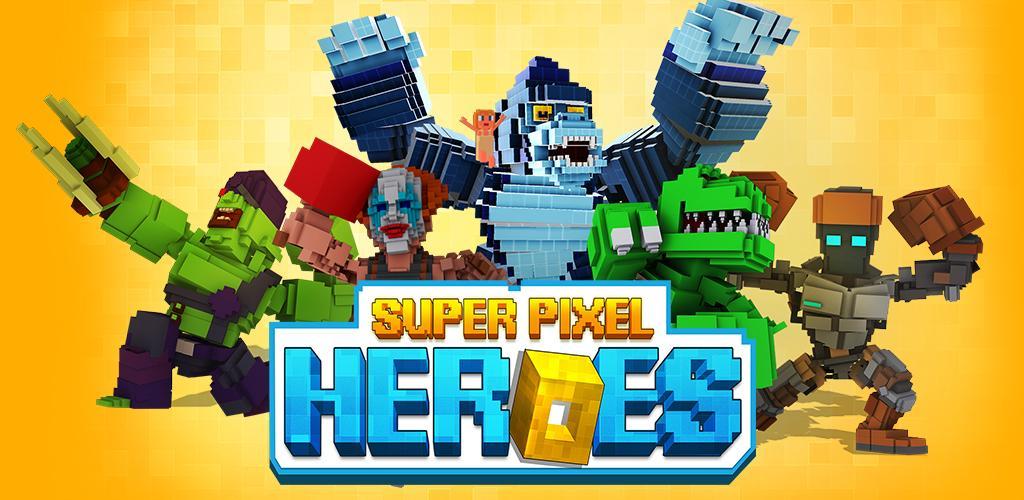 Banner of siêu anh hùng pixel 1.3.137