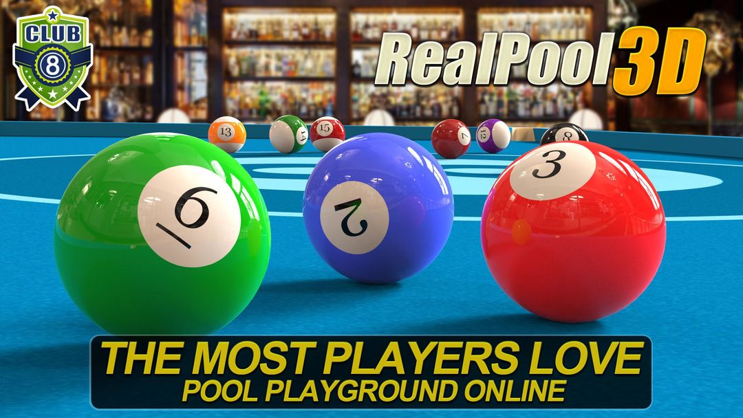 Real Pool 3D - Play Online in 8 Ball Pool 게임 스크린 샷