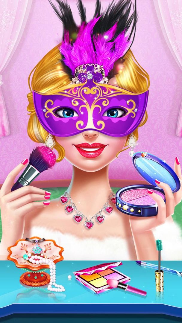 Screenshot of Princess Makeup - Masked Prom