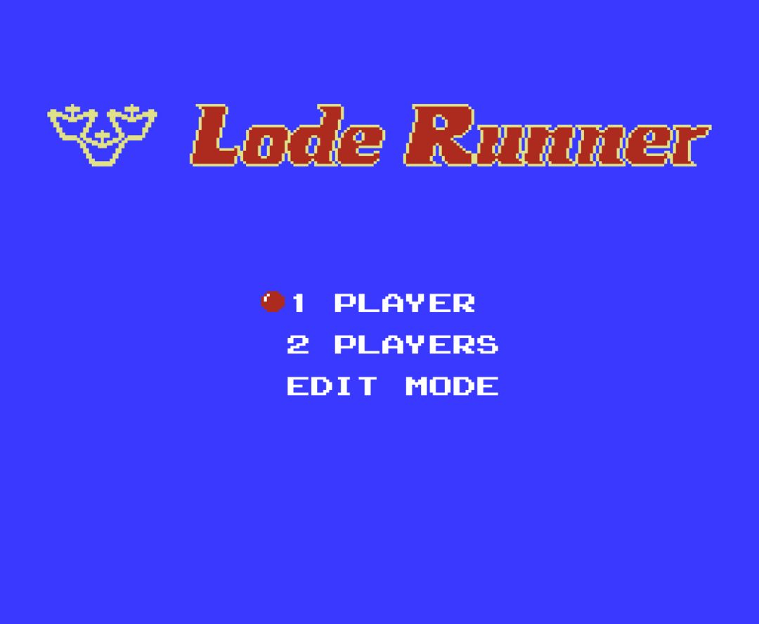 Lode Runner 게임 스크린 샷