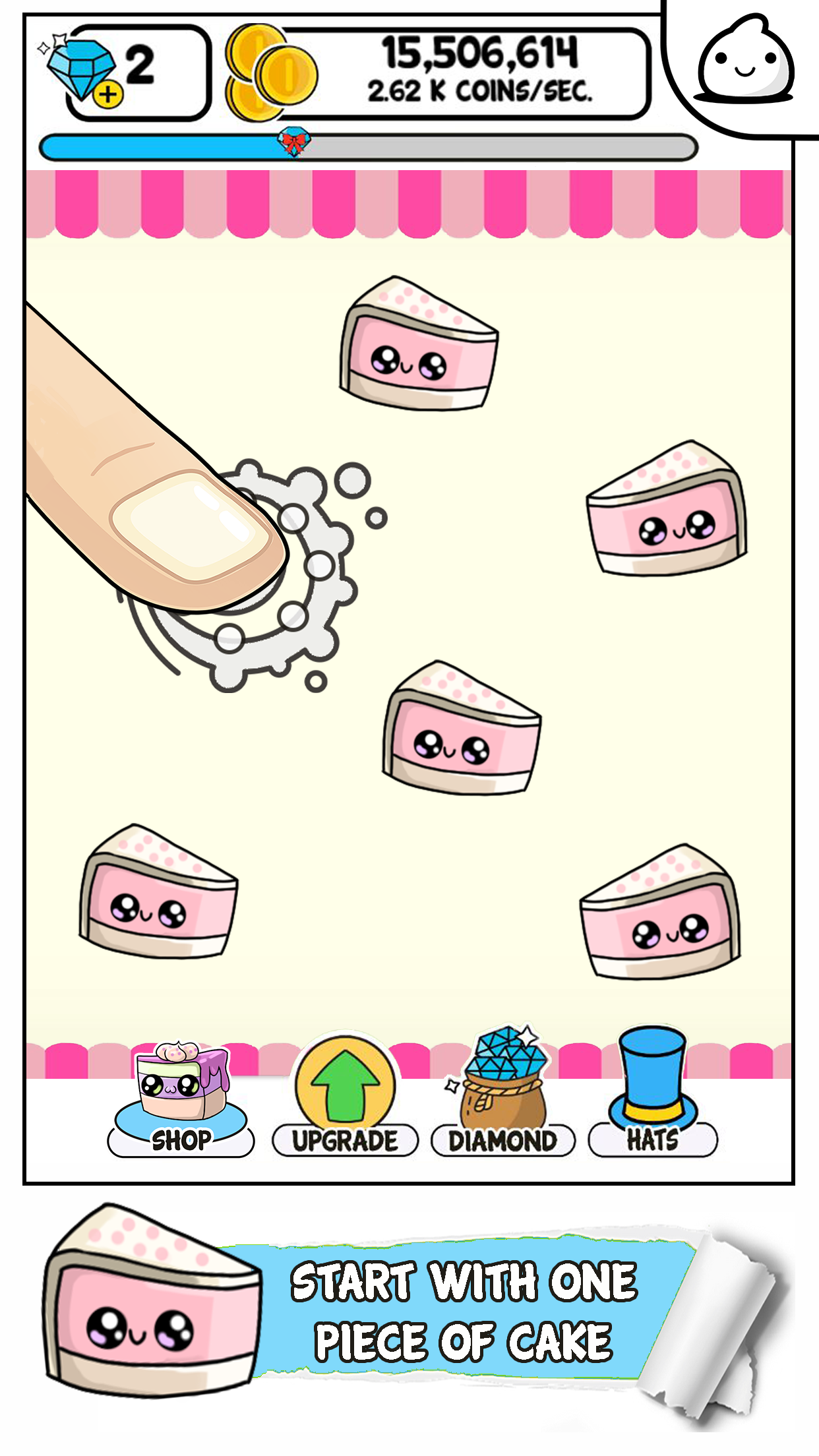 Screenshot 1 of Cakes Evolution - Idle Cute Cl 