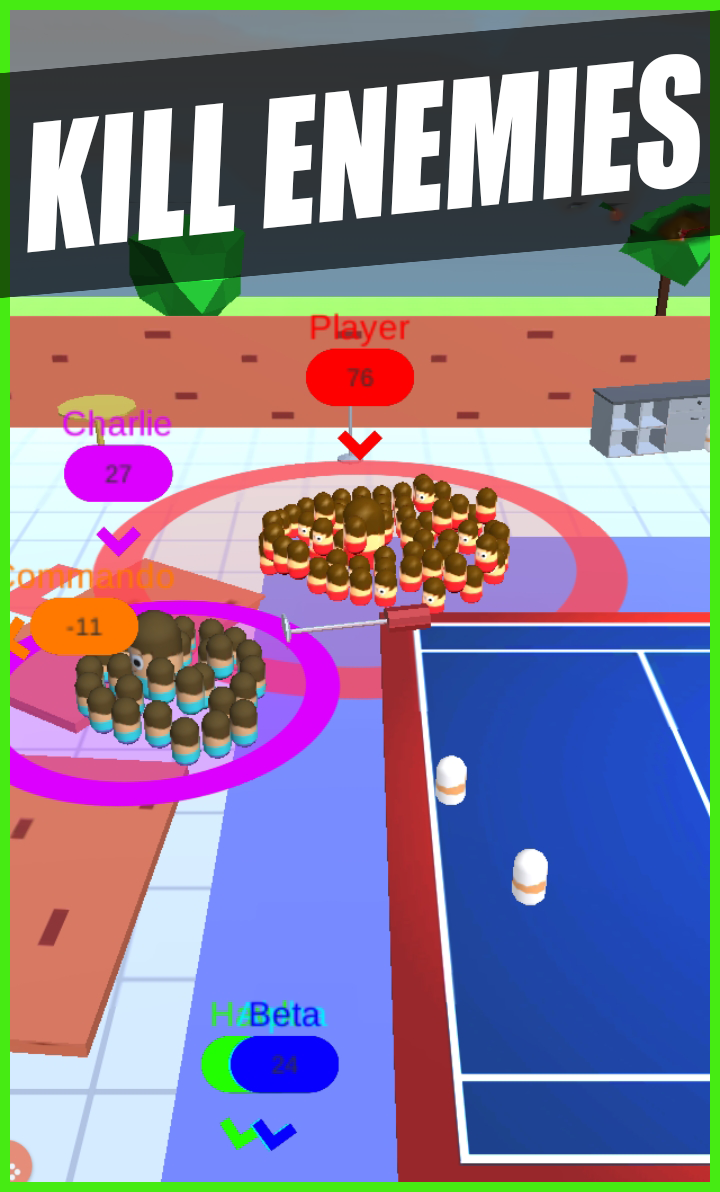 Popular Crowd Followers: Running Wars in Big City ภาพหน้าจอเกม