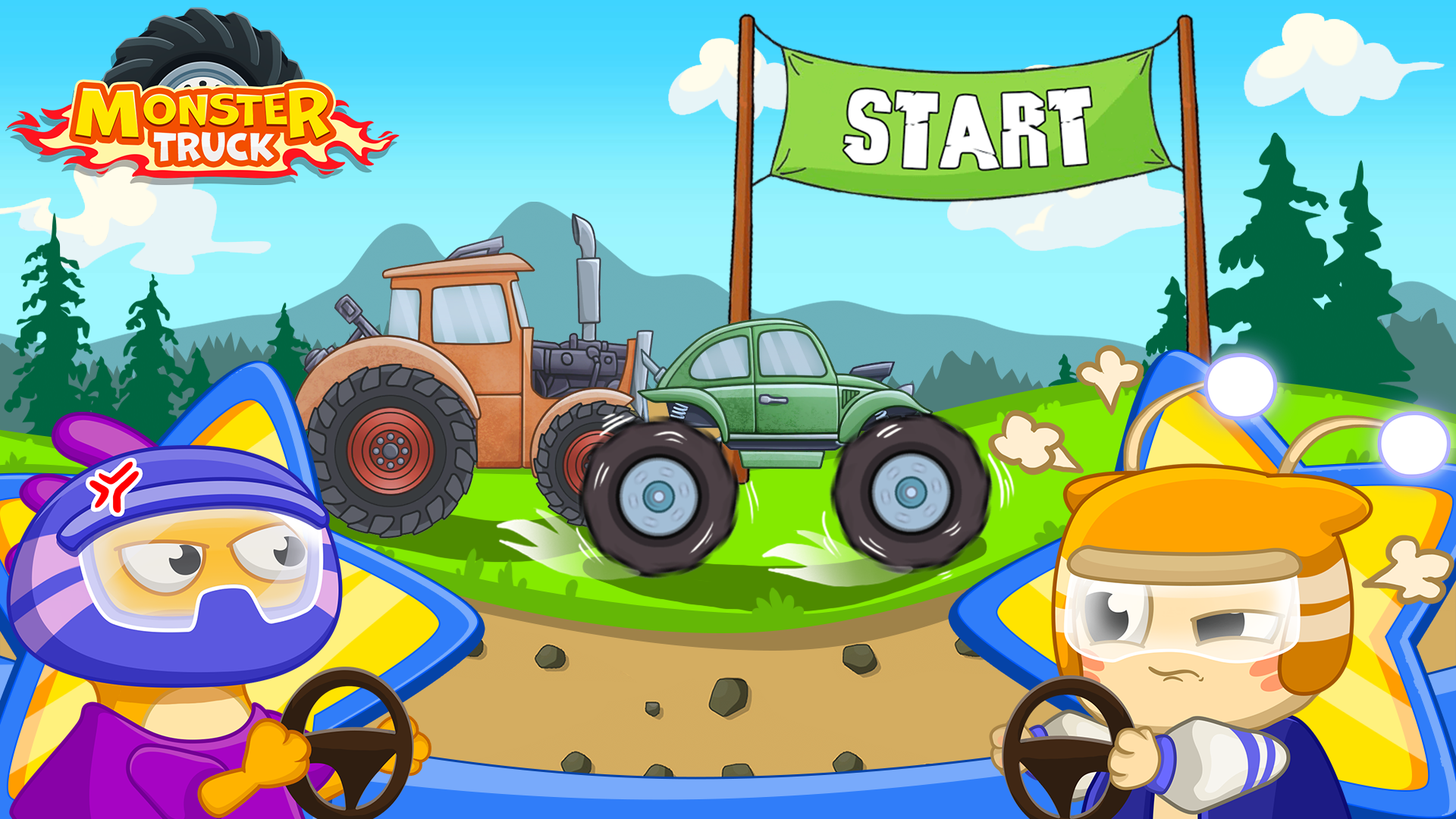 MonMon & Ziz: Kids Car Racing ภาพหน้าจอเกม