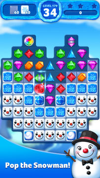 Jewel Ice Mania:Match 3 Puzzle Game Screenshot