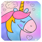 Meninas do jogo de colorir unicórnio versão móvel andróide iOS apk baixar  gratuitamente-TapTap