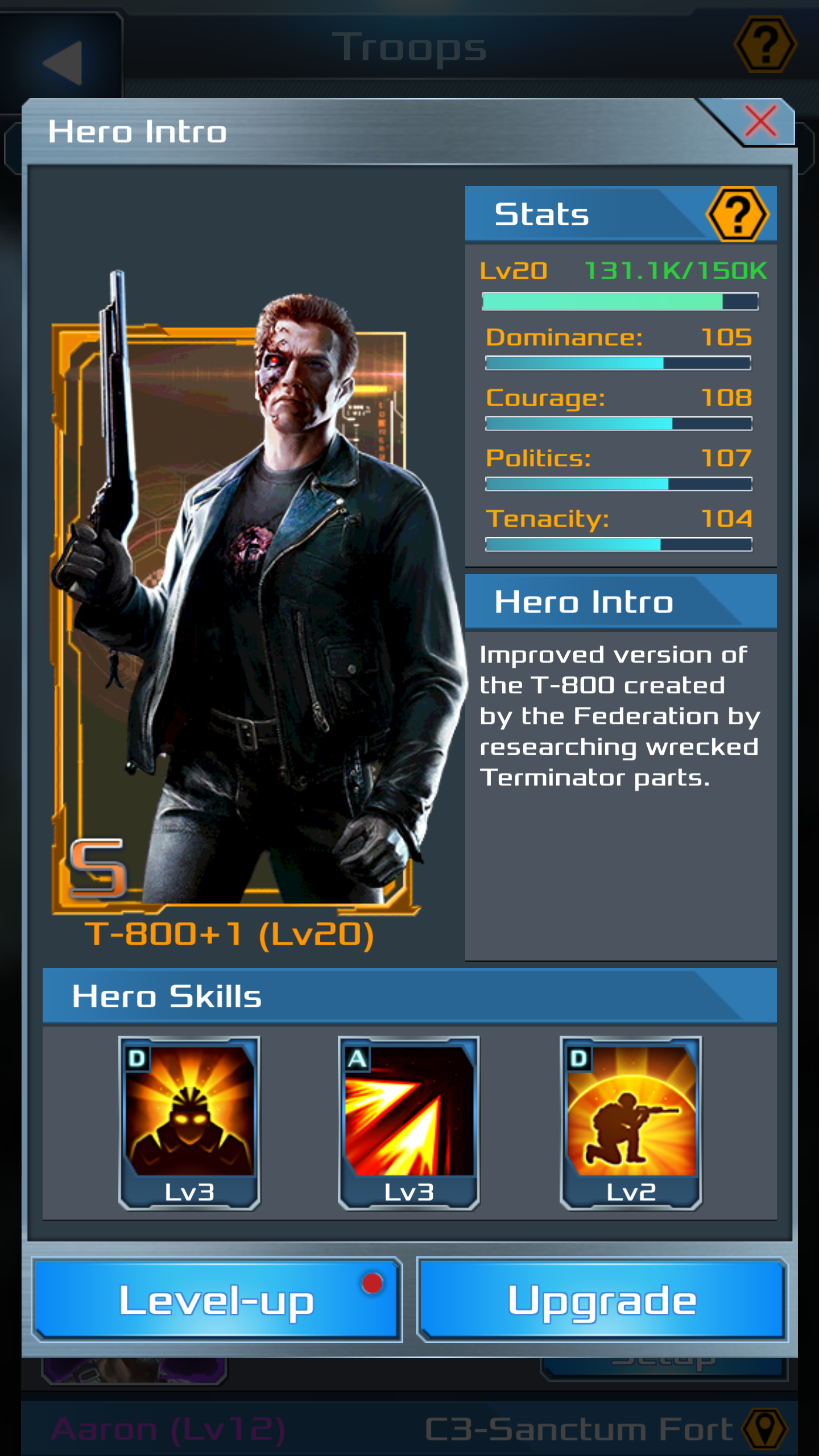 Skynet ゲームのスクリーンショット