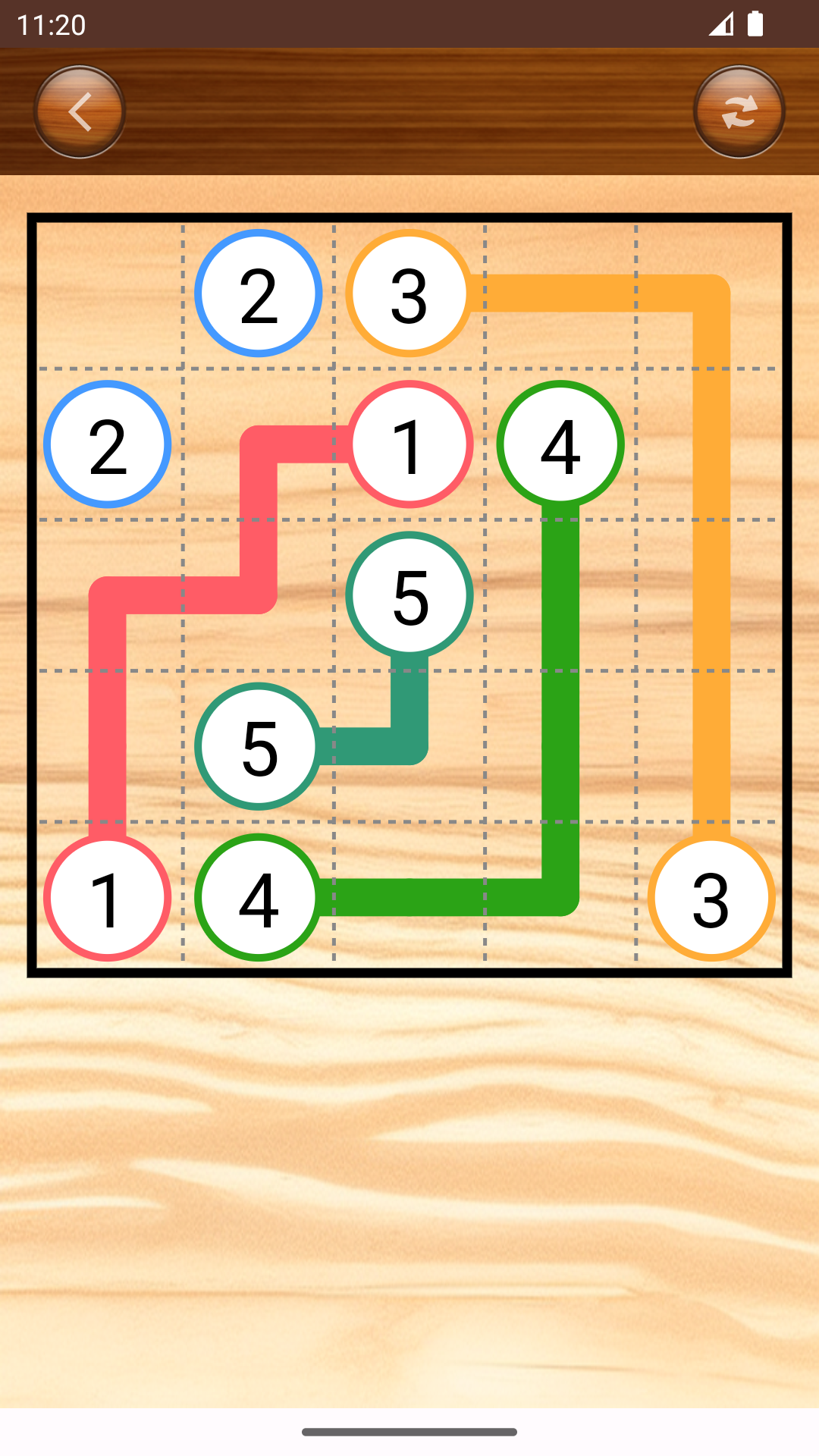 Number Link - Logic Path Game Game Screenshot