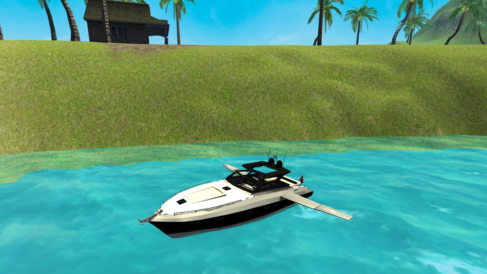 Screenshot of Flying Yacht Simulator