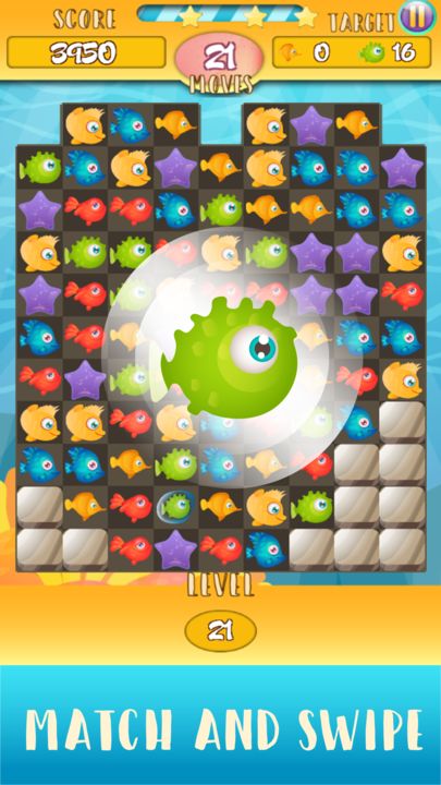 ดาวน์โหลด Fish Adventure - Mermaid Match 3 Connect 1.02 สำหรับ Android ...