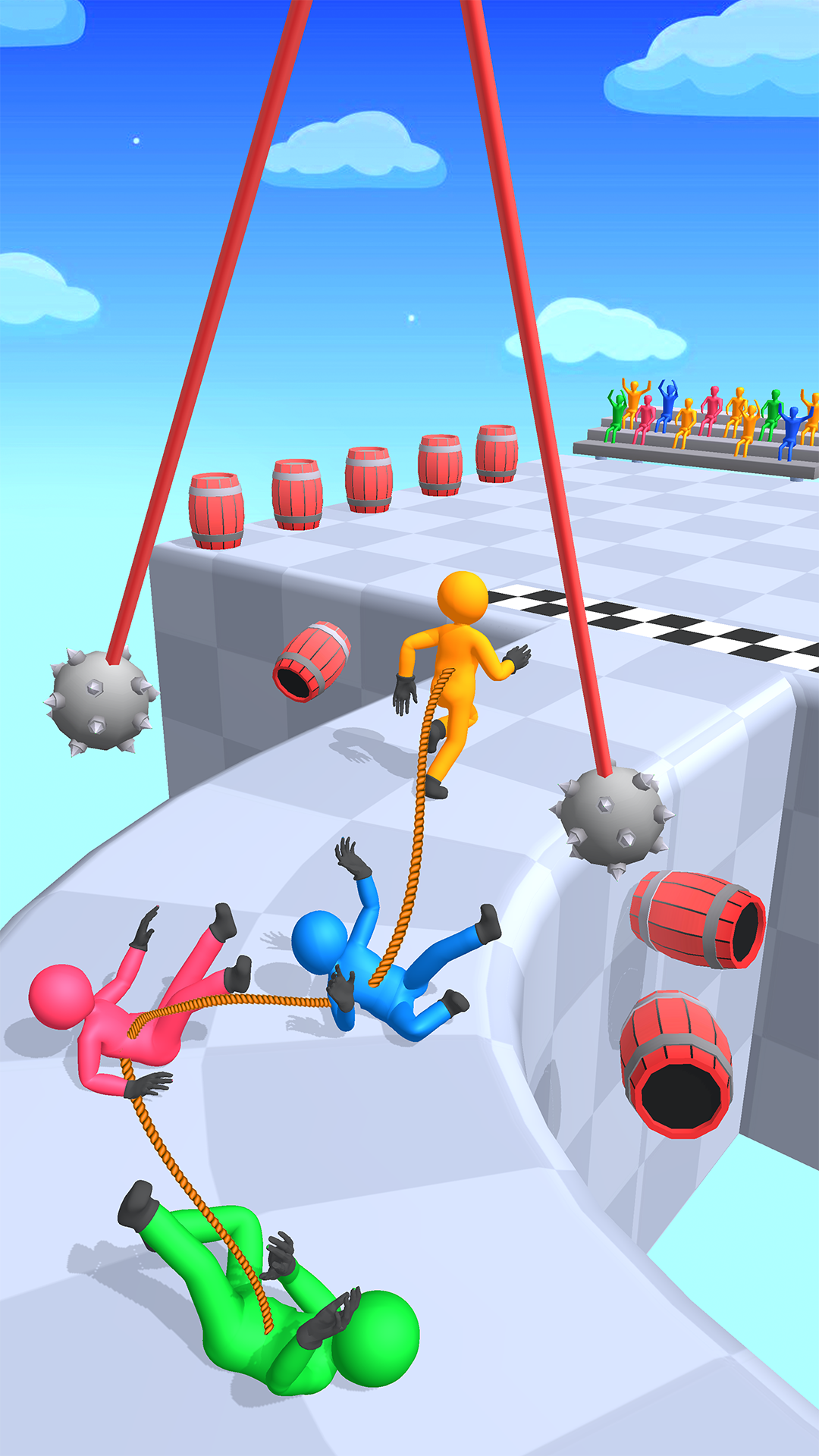 Скриншот игры Roped Together