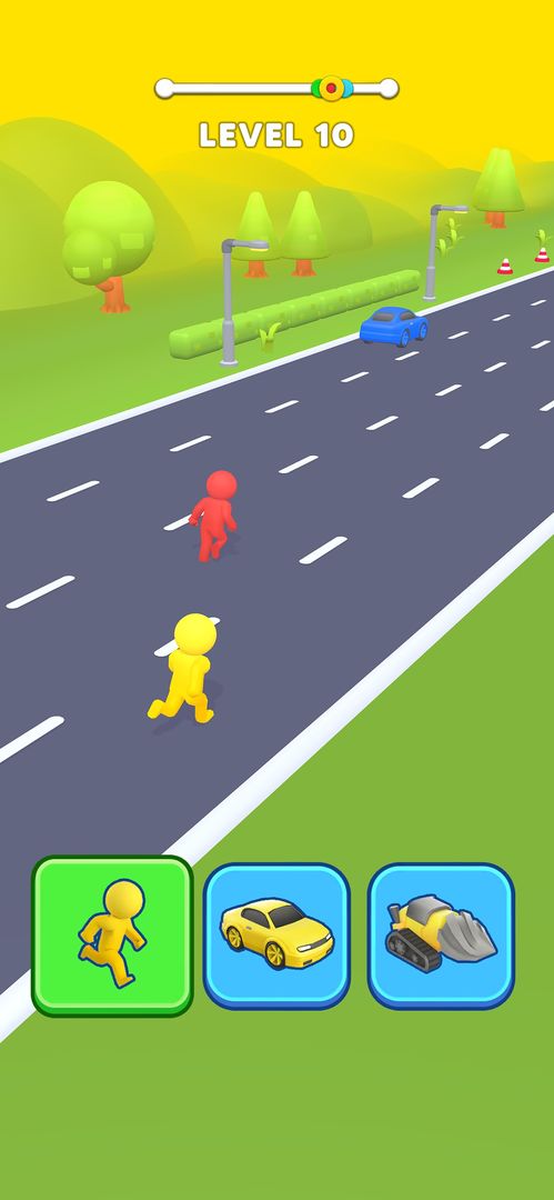 Screenshot of Shape Transform: Shifting Race