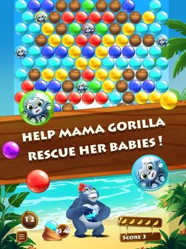 Jungle POP Bubble Shooter Game Screenshot