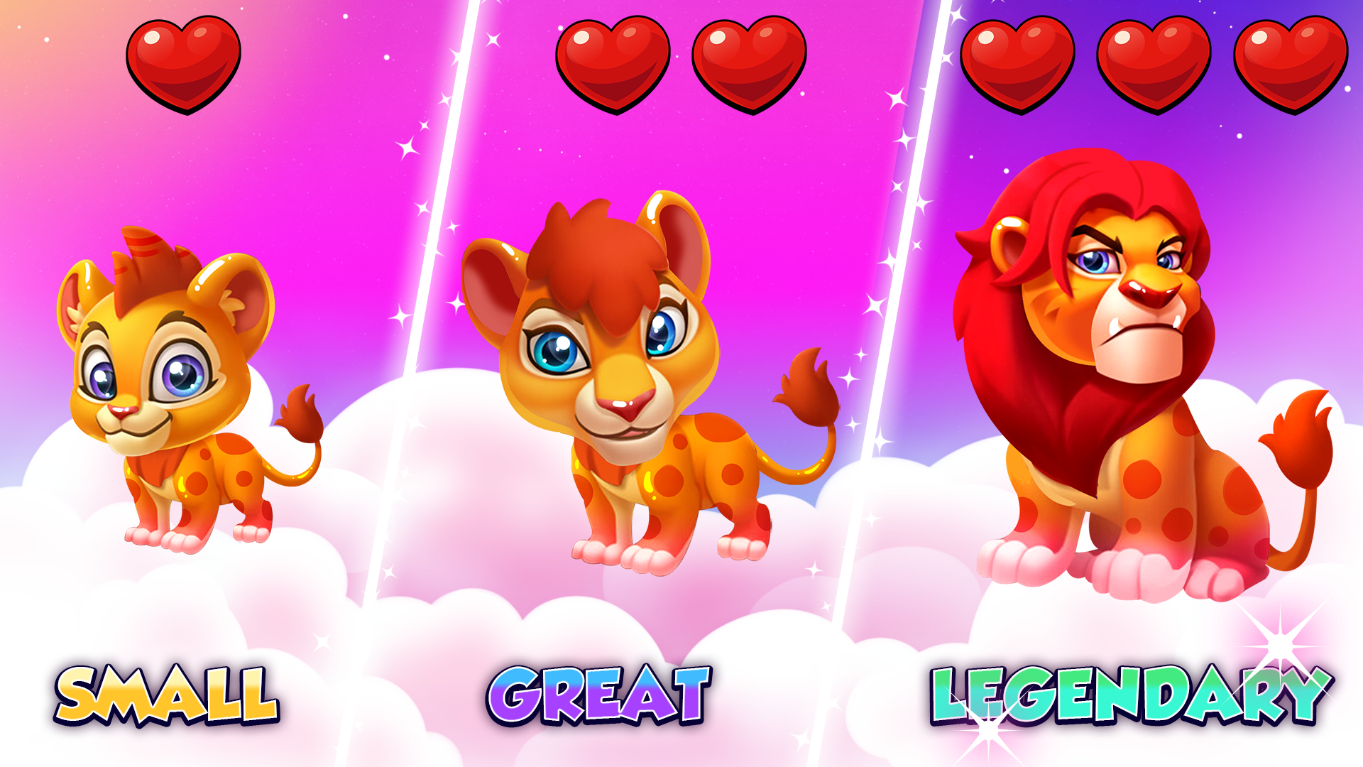 Cats vs Dogs Merge Animals Game Screenshot