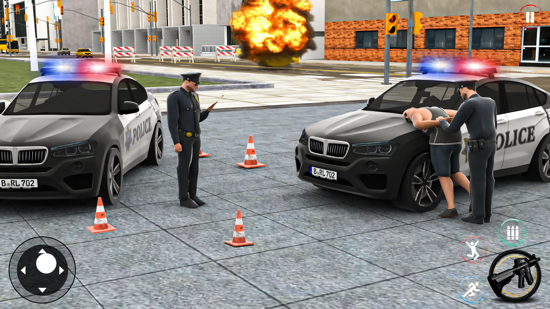 Screenshot 2 of Police Car Simulator Cops heat 