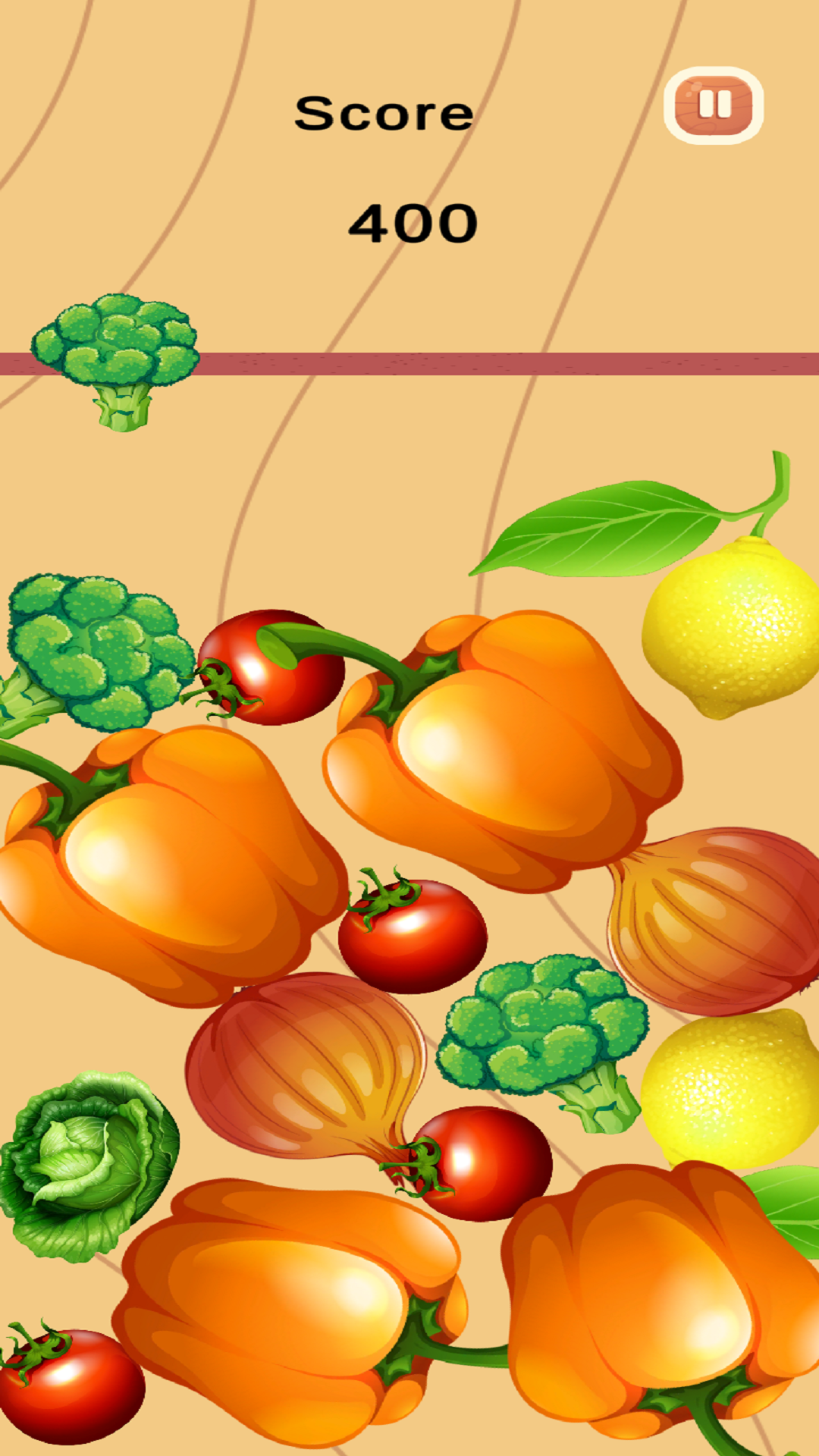 Veggi Match Master Game Screenshot