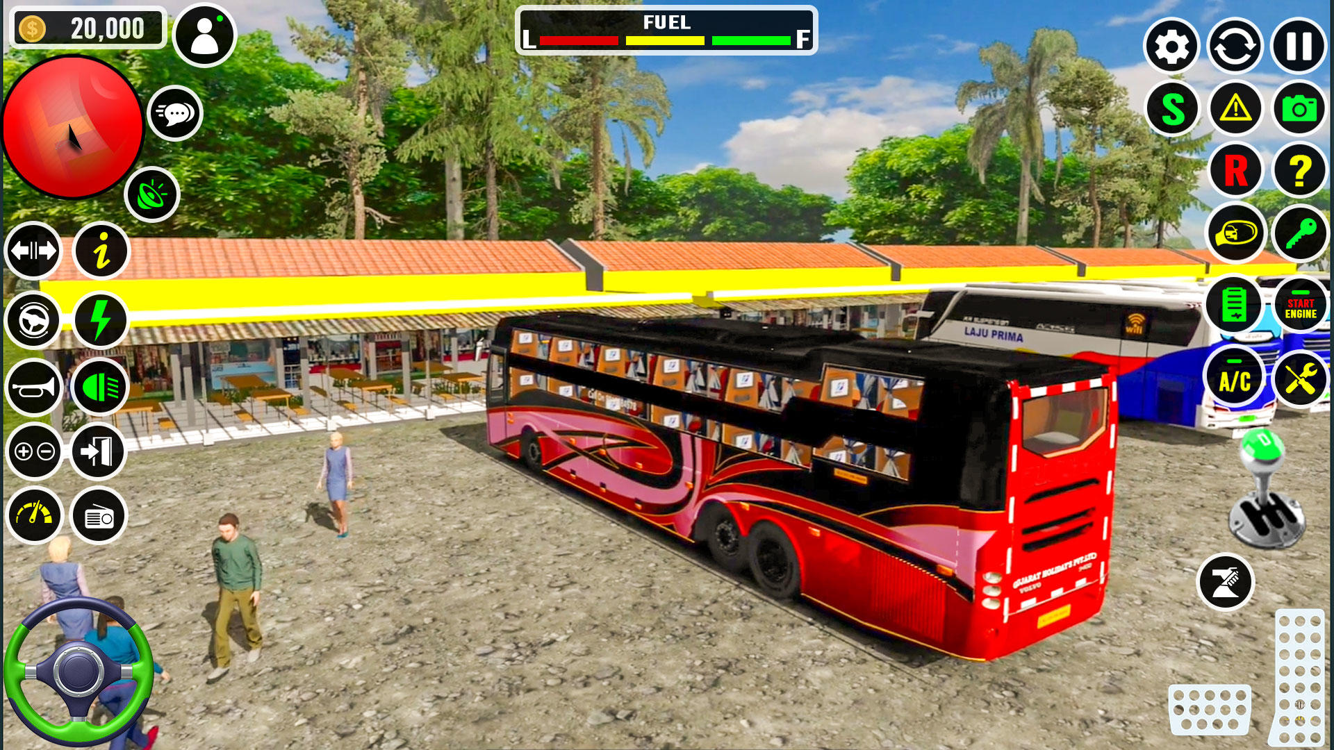 Modern Coach Bus Simulator 3D Game Screenshot