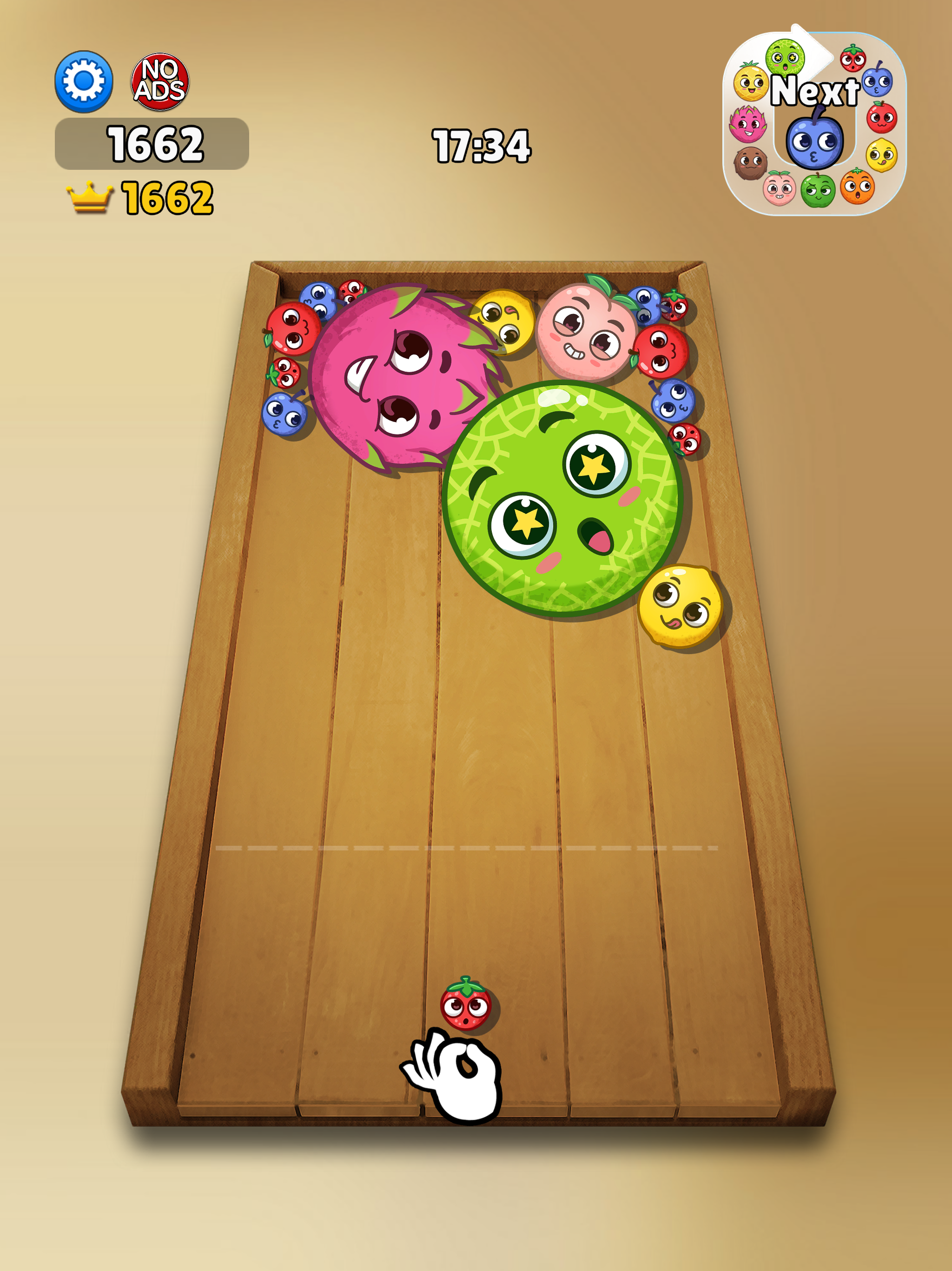 Fruit Merge: Melon Game Game Screenshot