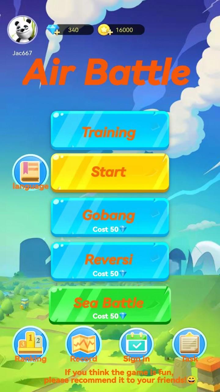 Screenshot of Air Battle Chess