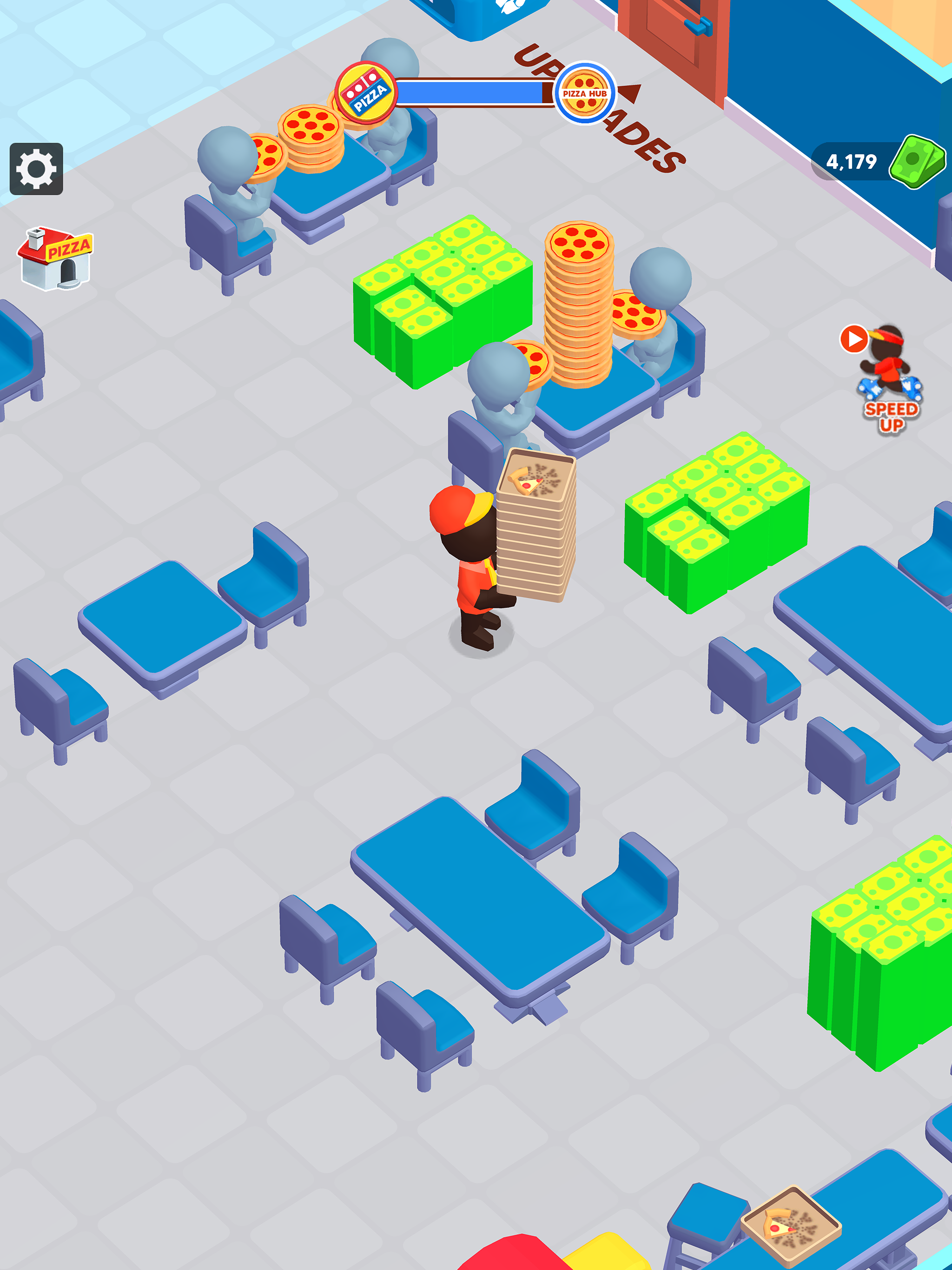 Screenshot of Idle Pizza Shop: Pizza Games