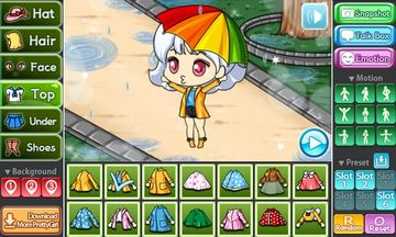 Rain Coat Pretty Girl Game Screenshot