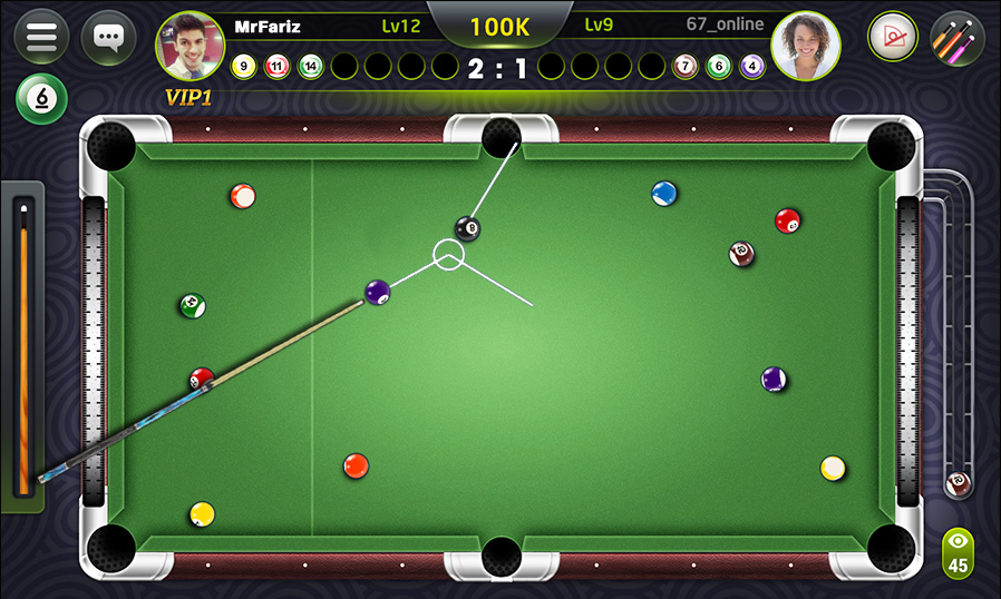 Screenshot 1 of Amazing Pool Pro 0.5