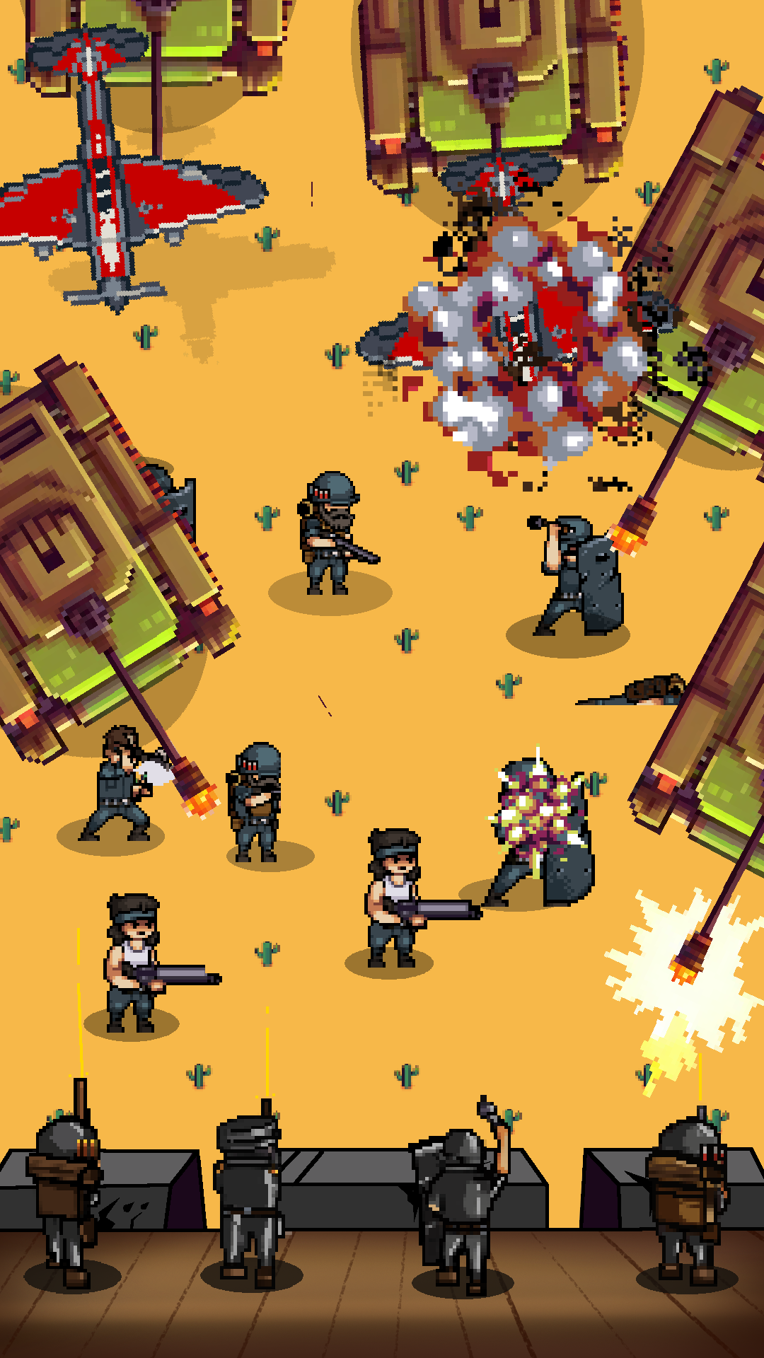 Idle Warfare Defender AFK Game Game Screenshot