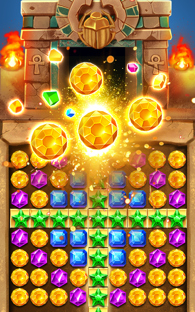 Treasure Hunt Egyptian Empire Game Screenshot