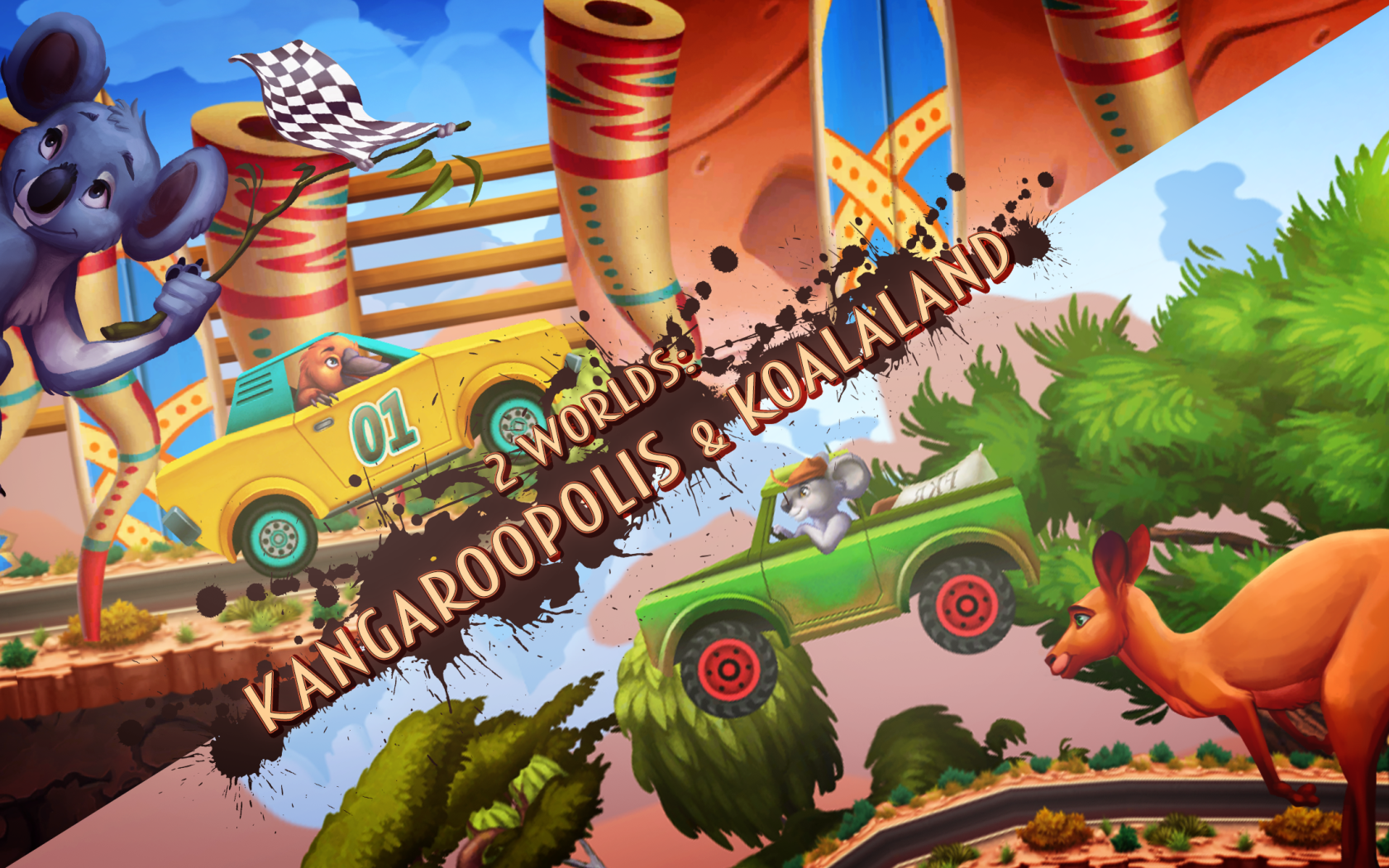 Captura de Tela do Jogo Australian Summer Car Racing For Toddlers