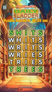 Word Sladder Daily Puzzle 遊戲截圖