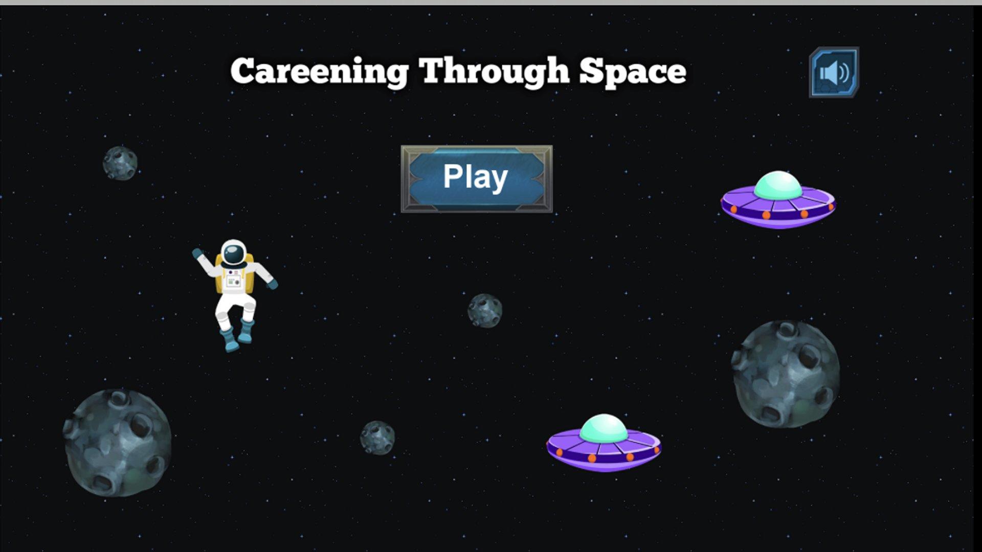 Careening Through Space Game Screenshot