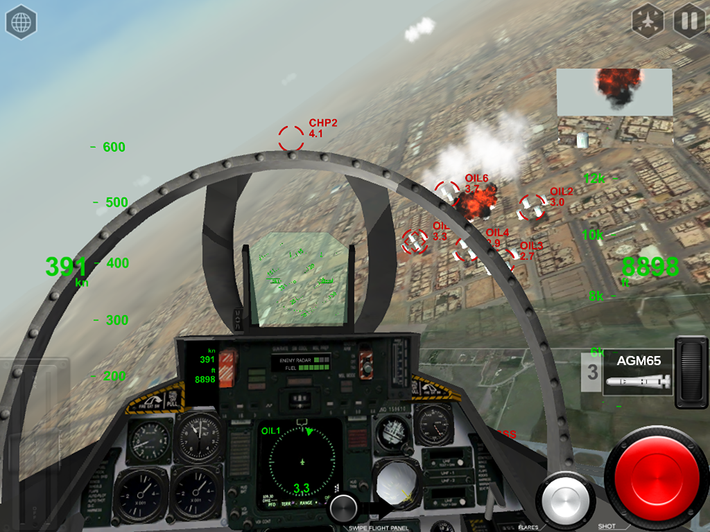 AirFighters Pro ภาพหน้าจอเกม