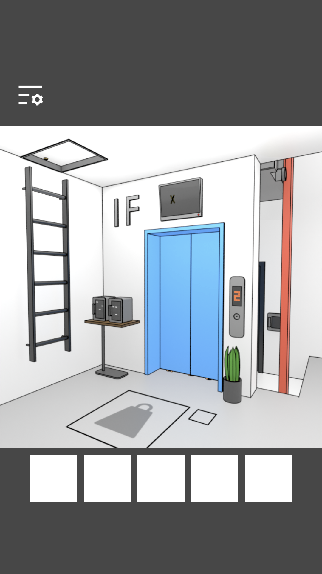 脱出ゲーム ElevatorRoomEscape ゲームのスクリーンショット