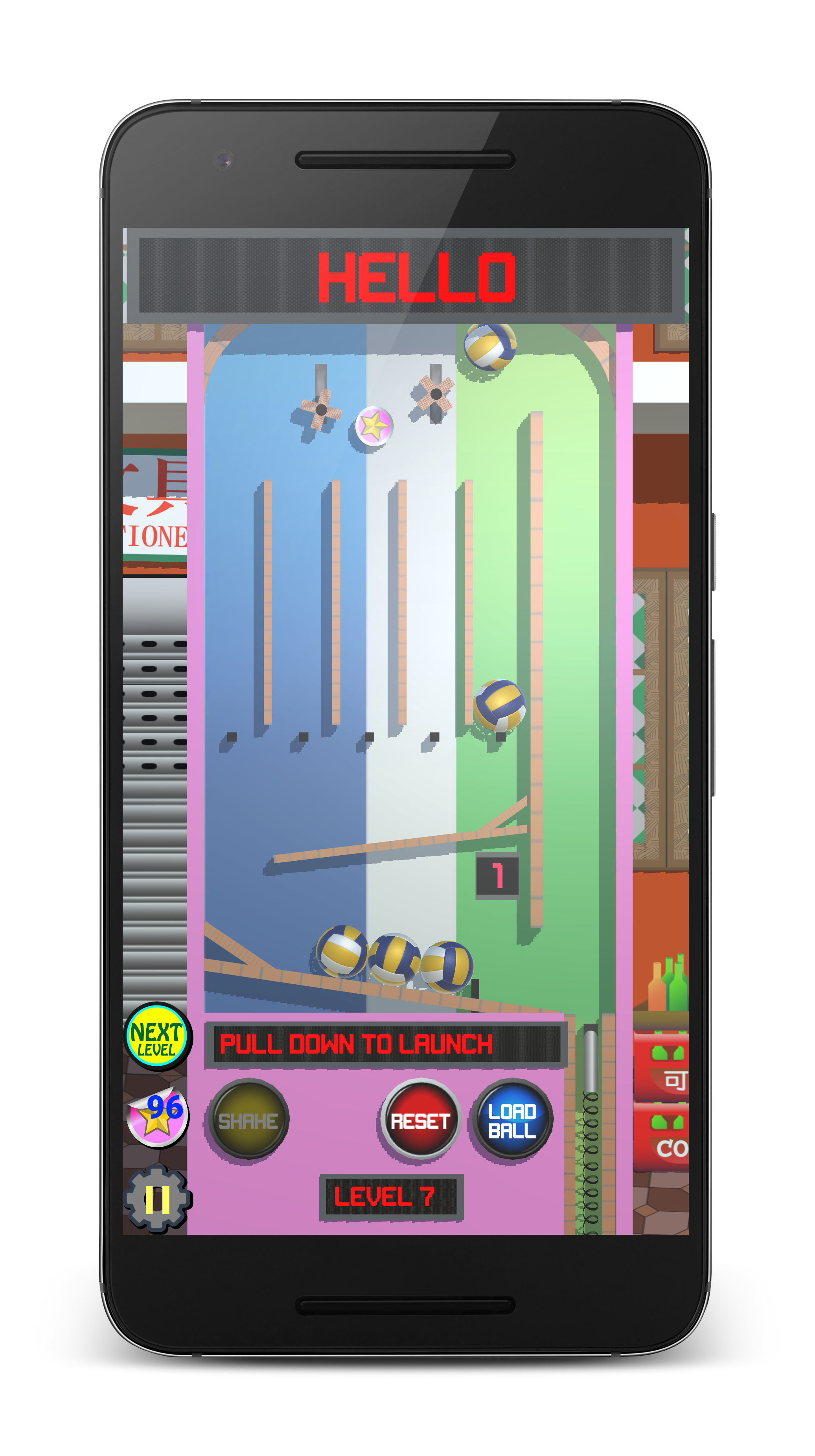 Pinball PingPong Game Screenshot