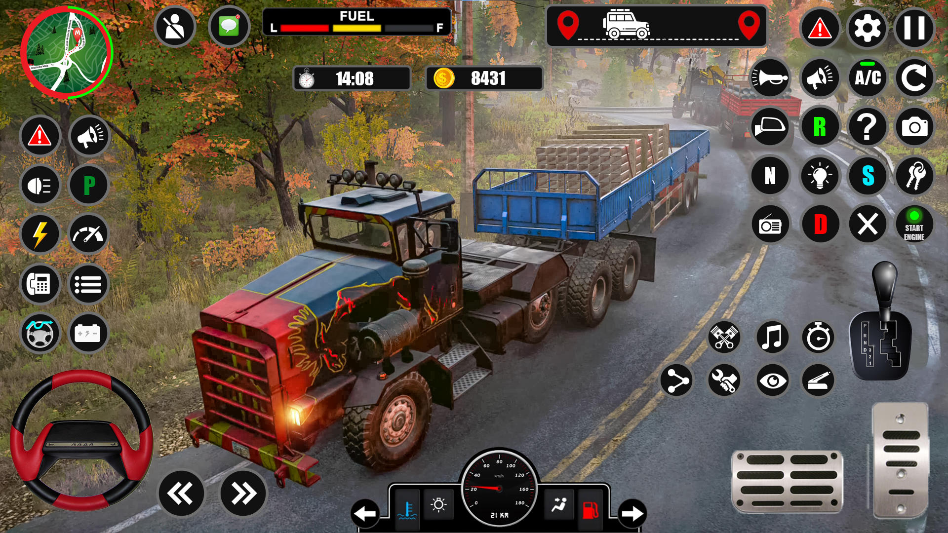 Screenshot of Euro Cargo Mud Truck Driving