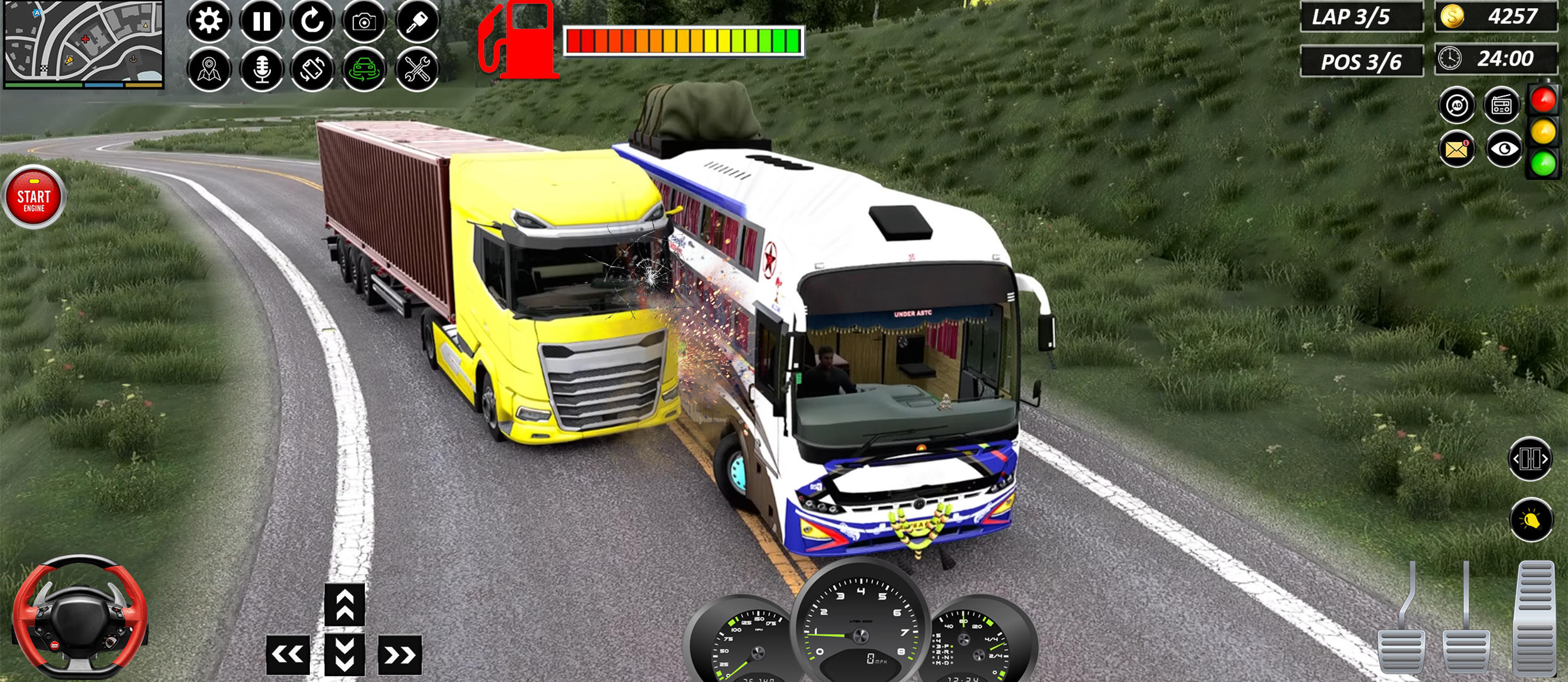 Cuplikan Layar Game Modern Bus Game Simulator