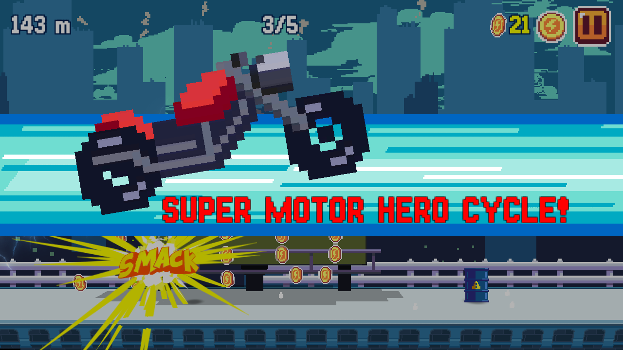 Pixel Superheroe Adventures ゲームのスクリーンショット