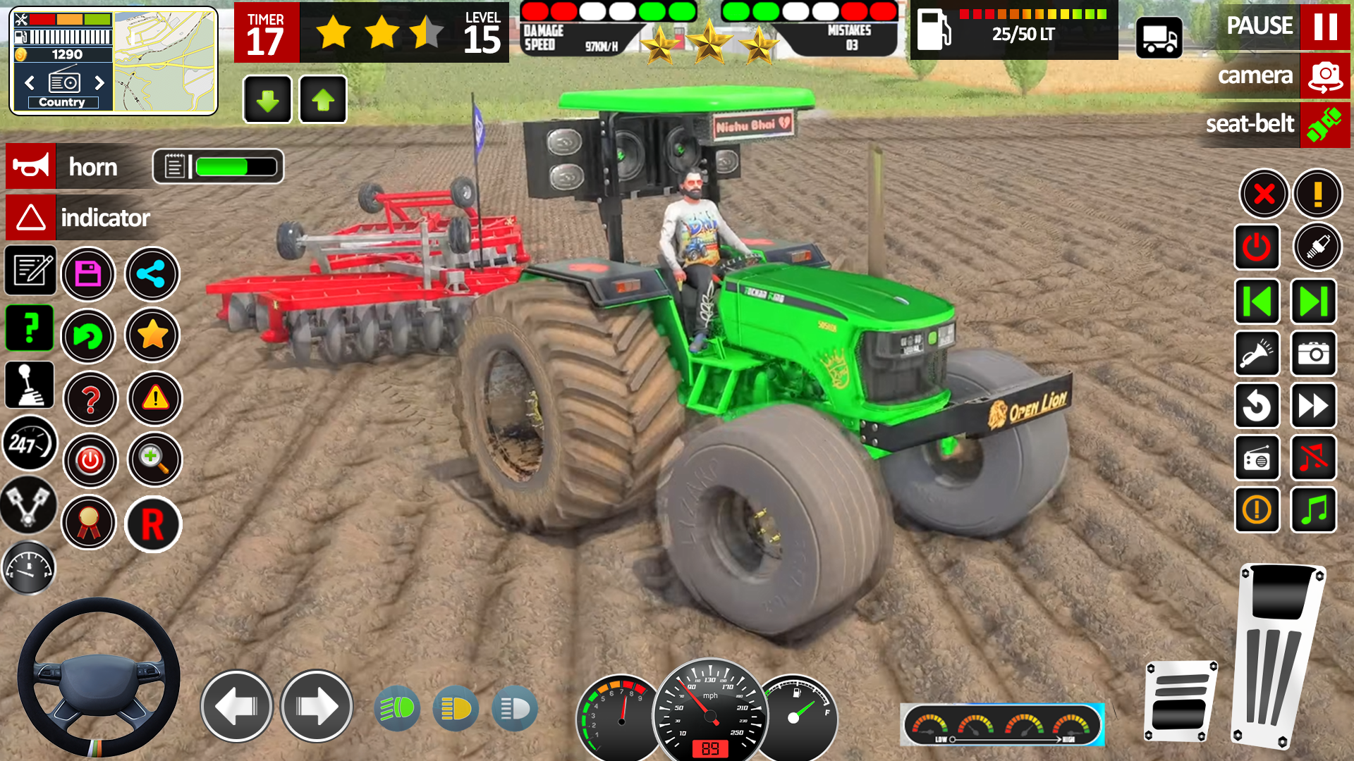 Indian Tractor Real Farming 3d Game Screenshot