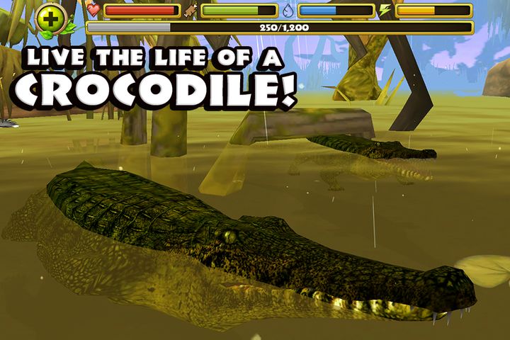 Wildlife Simulator: Crocodile 게임 스크린샷