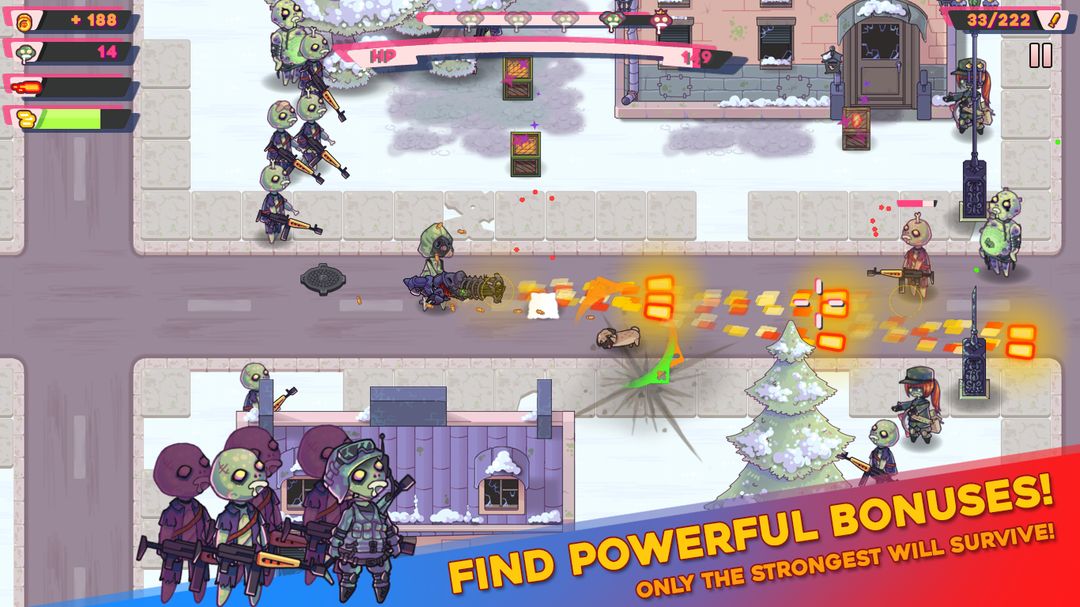 Pew Paw - Zombie shooter screenshot game