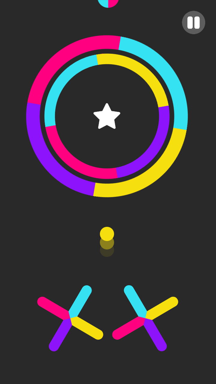 Скриншот игры Color Switch