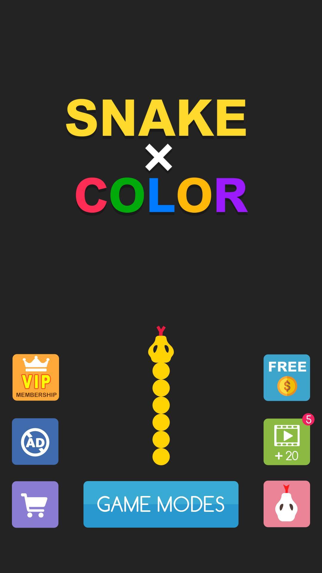Snake X Color ภาพหน้าจอเกม