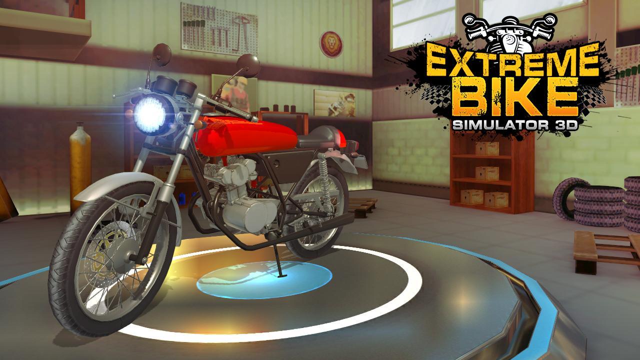 Extreme Bike Simulator 3D Game Screenshot