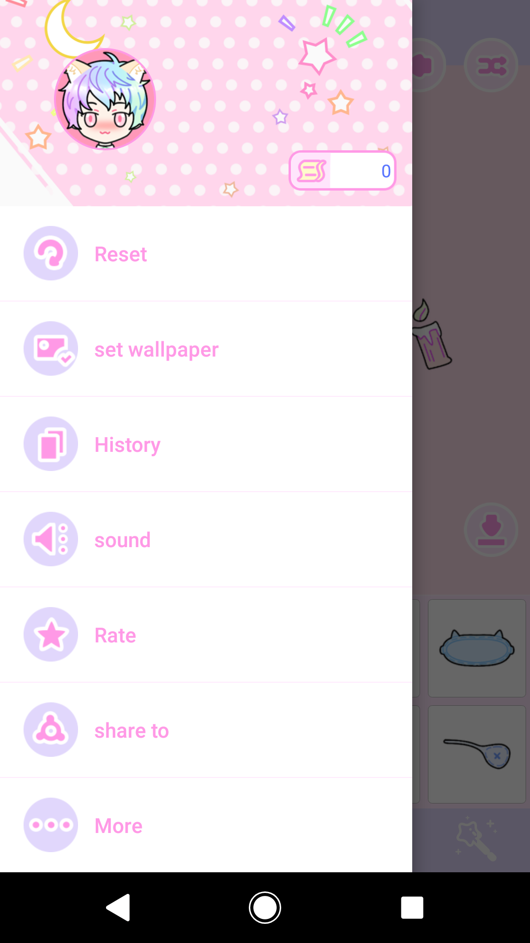 Pastel Avatar Maker 2: Make Your Own Pastel Avatar Game Screenshot
