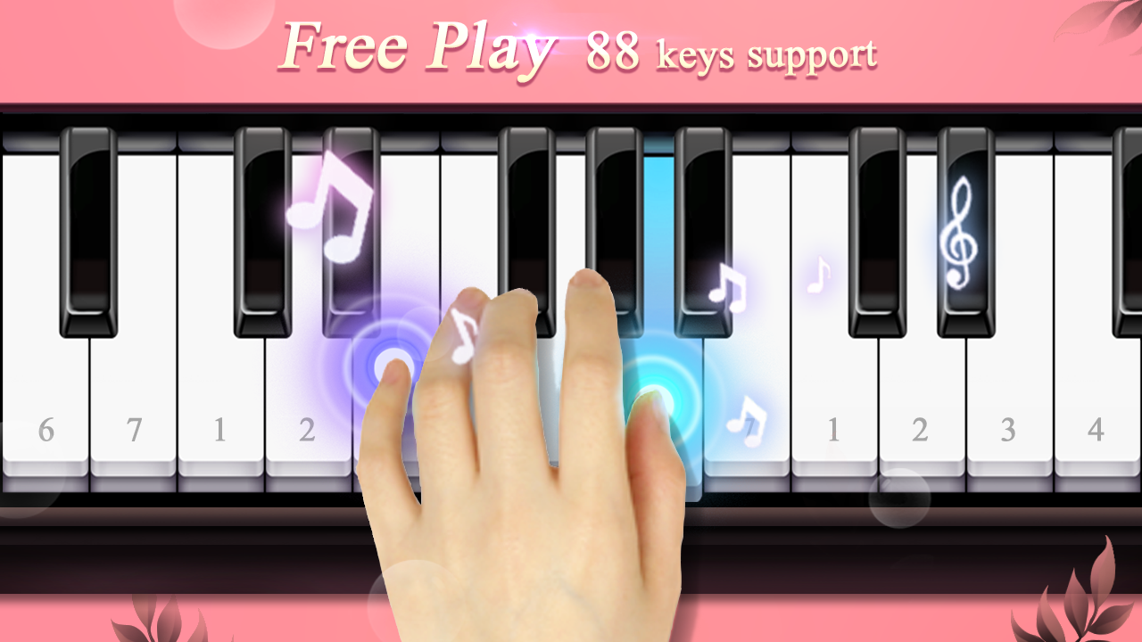 Piano Master Pink: Keyboards Game Screenshot