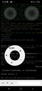 Fado MUD client Game Screenshot