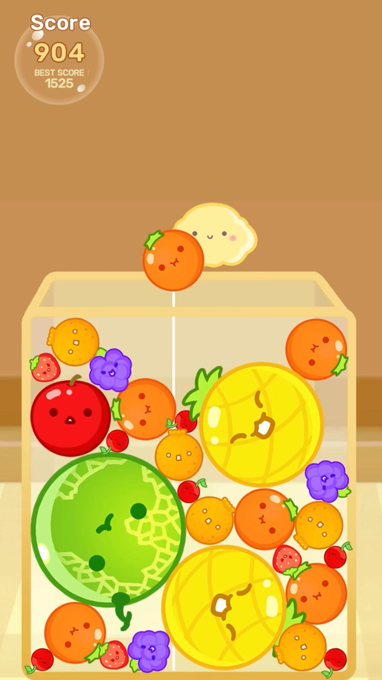 Watermelon Puzzle Merge Fruits Game Screenshot